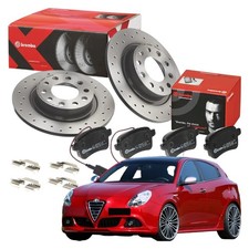 BREMBO 08.9460.4X Kit Dischi XTRA Forati + Pastiglie P23133 GIULIETTA Post