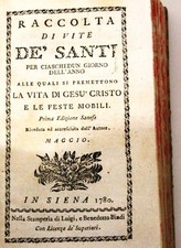 Raccolta Di Vite Dei Santi -