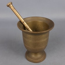 Antico Mortaio Bronzo Con