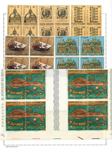 Vaticano quartine collezione - vaticano,