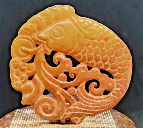 Vecchio ciondolo antico giada