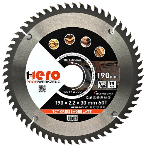 Lama circolare 190 mm 60z - circolare,