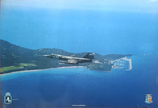 Poster manifesto Aeronautica militare 4° stormo caccia Aeritalia F 104 S