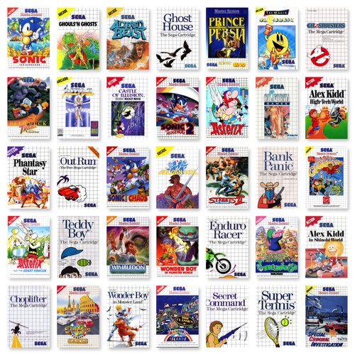 Sega master system - master, scelta