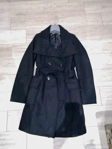 Cappotto lana nero - in,