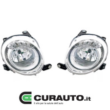 COPPIA FARI PROIETTORI FANALI ANTERIORE SUPER DX SX H7 PER FIAT NUOVA 500 07>08>