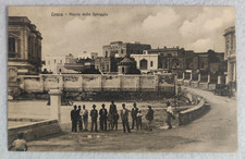cartolina lecce leuca animata piazza della spiaggia primi 900 formato piccolo