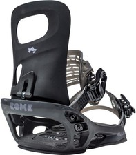 Rome Glade Snowboard Bindings, Women's Small (US 4 - 7.5), Black New
