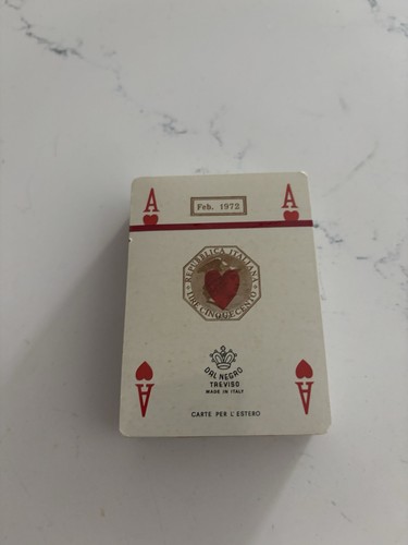 1972 vecchie carte gioco - 1972,