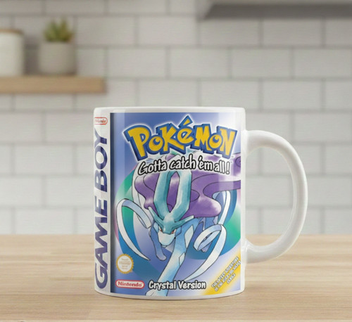 Pokemon crystal version mug - crystal,