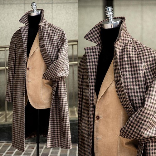 Cappotto uomo quadri misto - a,