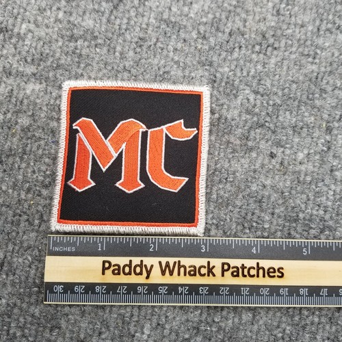 Patch arancione nero - arancione, moto