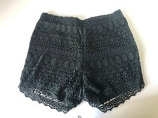 Short DONNA Pizzo Nero Stradivarius TAGLIA M