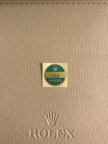 Rolex bollino case - rolex, back
