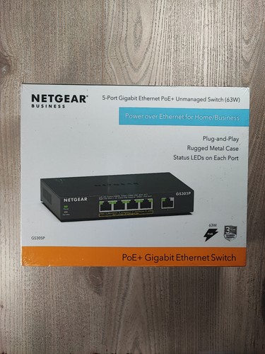 Netgear gs305p switch - switch, 5