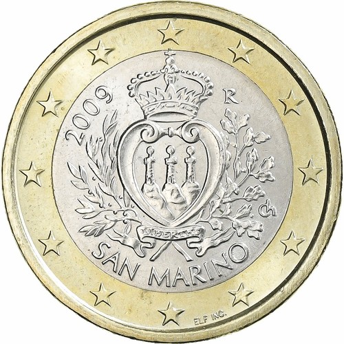 135937 san marino 1 euro - san, marino,