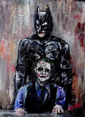 Batman joker cavaliere - batman,