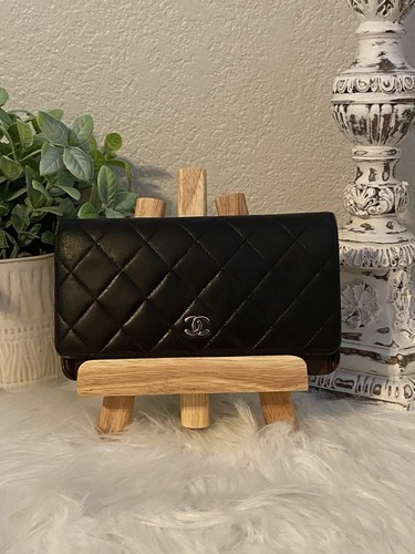 Portafoglio chanel nero pelle - portafoglio,