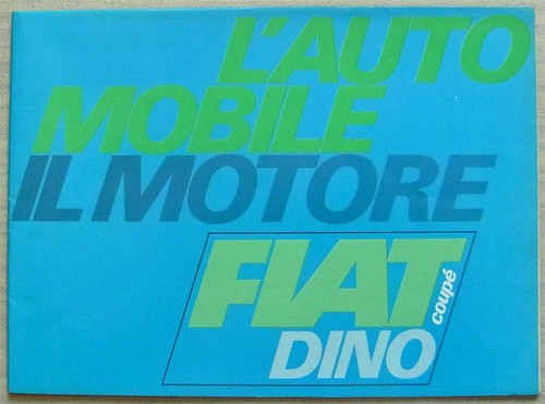 Fiat dino coupe depliant - coupe,