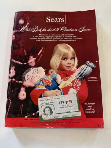 1971 sears wish - sears, book