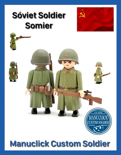 Playmobil soldado custom ww2 - soldado,