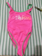 lotto 403b costume mare piscina donna intero rosa misura small 2