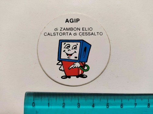 Adesivo agip zambon - zambon, elio