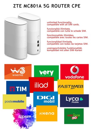 Zte mc801a router sim - mc801a, cpe