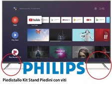 Philips 32PFS6402/12 SMART TV 32" kit stand piedistallo piedi feet base con viti