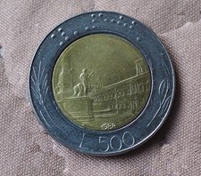 OCCASIONE ULTIMO PREZZO: MONETA 500 LIRE 1988 CIRCOLATA ERRORE DI CONIO