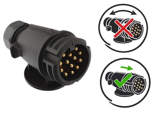 Spina rimorchio pin 12v - spina, 13