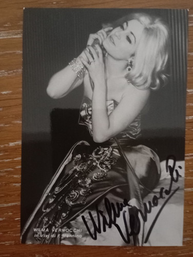Wilma vernocchi autografo - wilma,