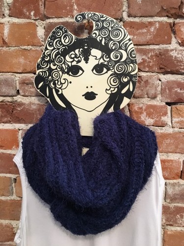 Sciarpa inc blu navy - navy, ciniglia