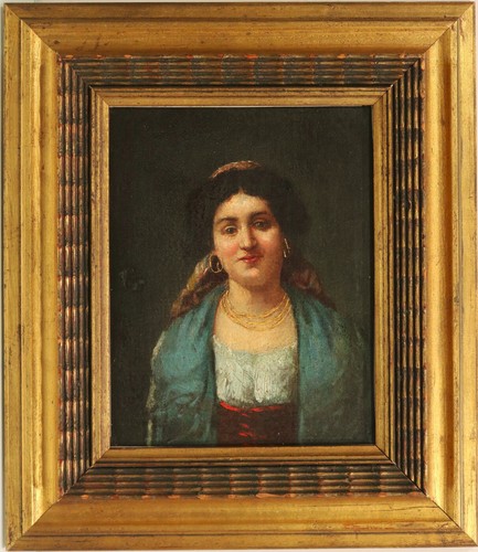 Dipinto epoca olio - olio, pittore