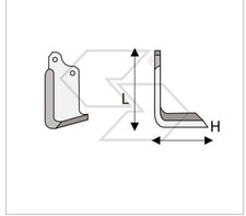 20 x ZAPPETTE ZAPPE SQUADRO