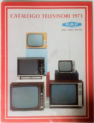 Gbc catalogo televisori 1971 - -,