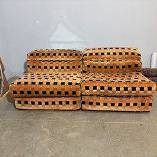 Divano – coppia poltrone Afra e Tobia Scarpa mod Erasmo . Prod B&B 1973 Design