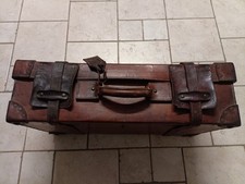 Valigia in pelle marrone