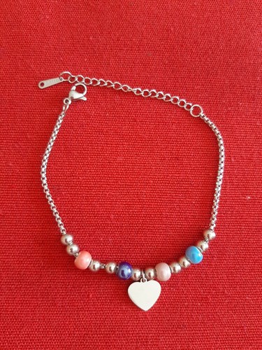 Bracciale acciaio con - in,