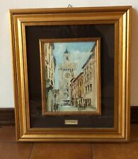 Quadro su tela a olio firmato