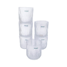 Nuovi SET 6 Bicchieri Vetro GALBIATI a Fantasia