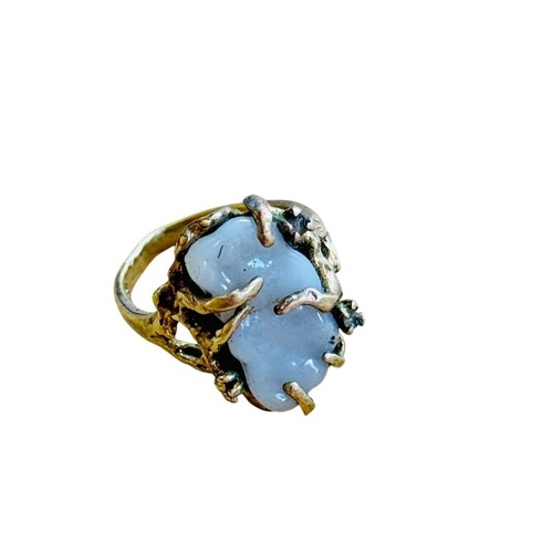 Anello brutalista modernariato - anello,