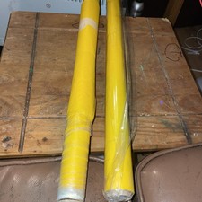 Copertura Aereo RC Solartex 1 X Nuovo Rotolo 2M E 1 X Parte Usato In Giallo 