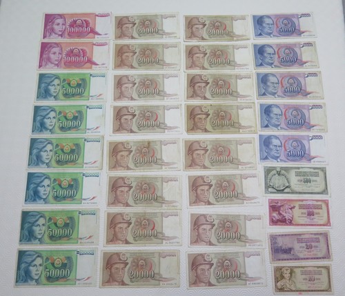 Jugoslavia lotto banconote - jugoslavia,