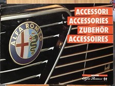 Alfa Romeo Accessori Zubehor Accessories Brochure 1980 Alfetta Giulietta GTV