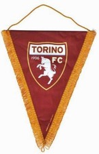Gagliardetto TORINO FC Triangolare Ufficiale Calcio Misura cm 20X28