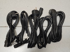 5 Cavetti Cavi Alimentazione PC / Monitor / Stampante 1,80metri SHUKO Neri