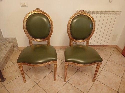 Coppia sedie stile - coppia,