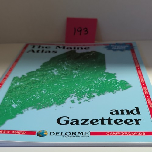 Delorme maine atlas - maine, &
