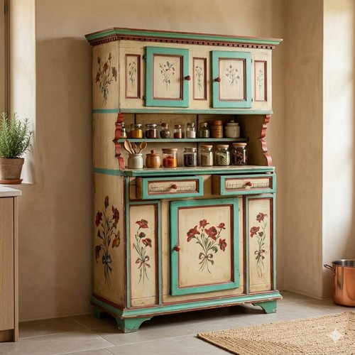 Credenza antica legno - credenza,